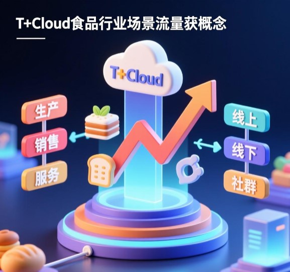 T+Cloud食品行業(yè)  全場(chǎng)景獲取流量，提高企業(yè)客戶活躍性與復(fù)購率